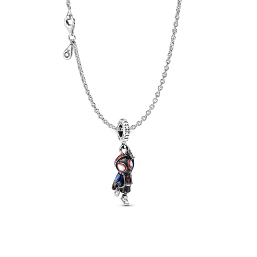 Marvel Spider-Man Miles Morales Charm Necklace Set
