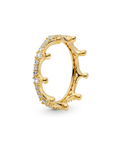 FINAL SALE - Clear Sparkling Crown Ring