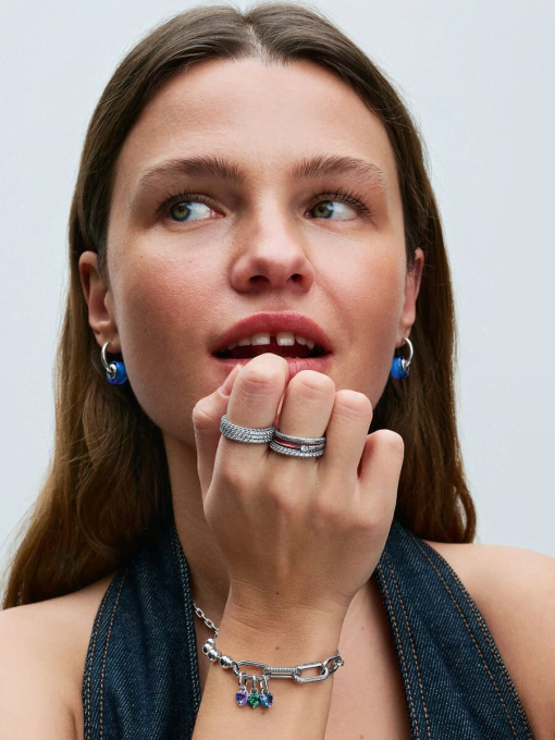Pandora ME Metal Bead & Link Chain Bracelet - Image 4
