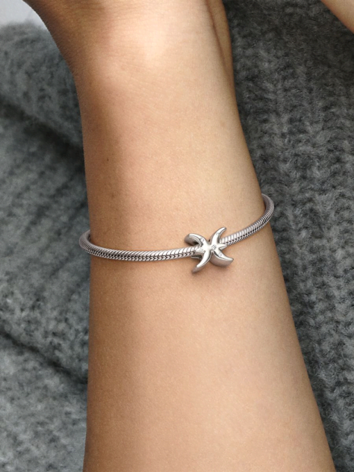 Sparkling Pisces Zodiac Charm - Image 2