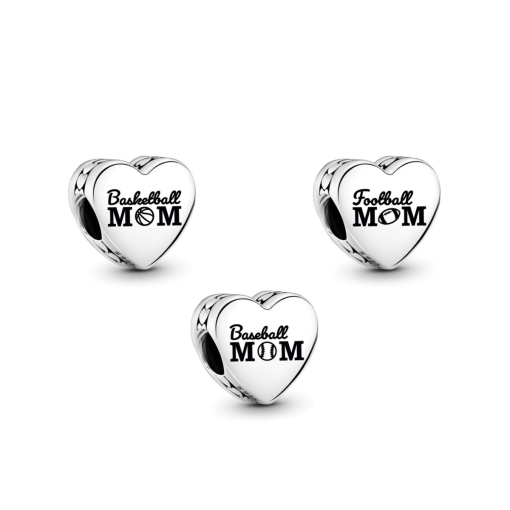 Sports Mom Charm Trio