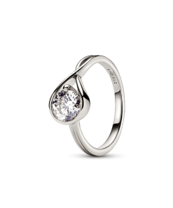 Pandora Infinite 14k White Gold Lab-grown Diamond Ring