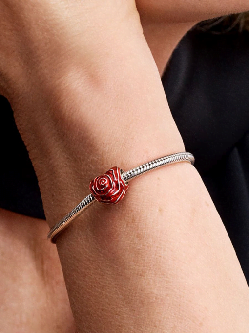 Rose Heart Charm - Image 2