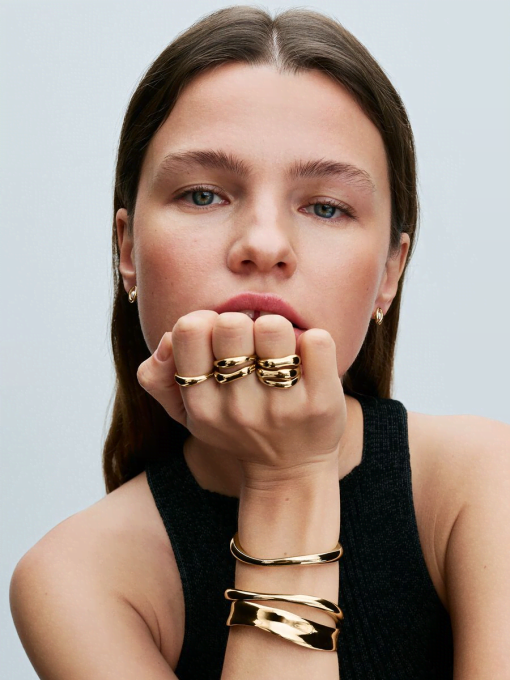 Organically Shaped Open Bangle - Image 6