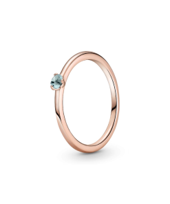 FINAL SALE - Light Blue Solitaire Ring