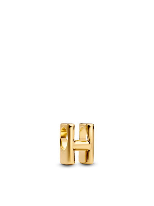 Letter H Charm Necklace - Image 3