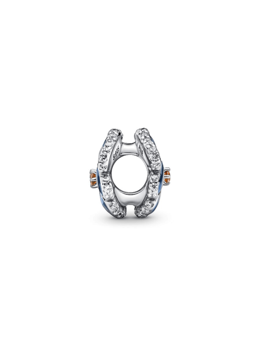 Blue Pansy Flower Charm - Image 7
