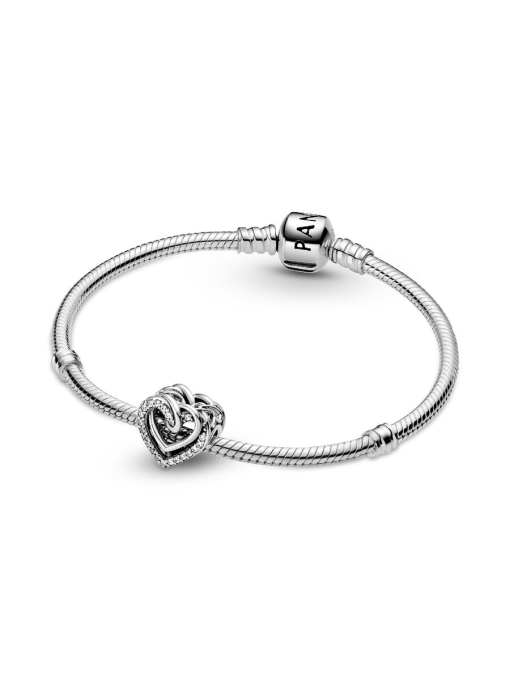 Sparkling Entwined Hearts Charm - Image 6