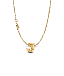 Letter J Charm Necklace