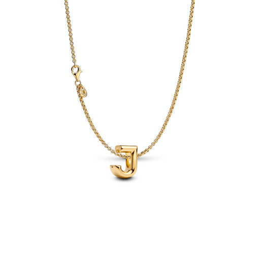 Letter J Charm Necklace
