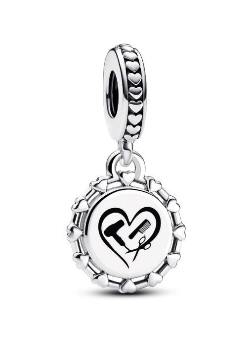 Engravable Hair Stylist Dangle Charm - Image 2