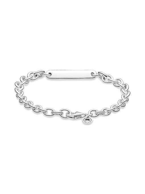 Engravable Bar Link Bracelet - Image 6