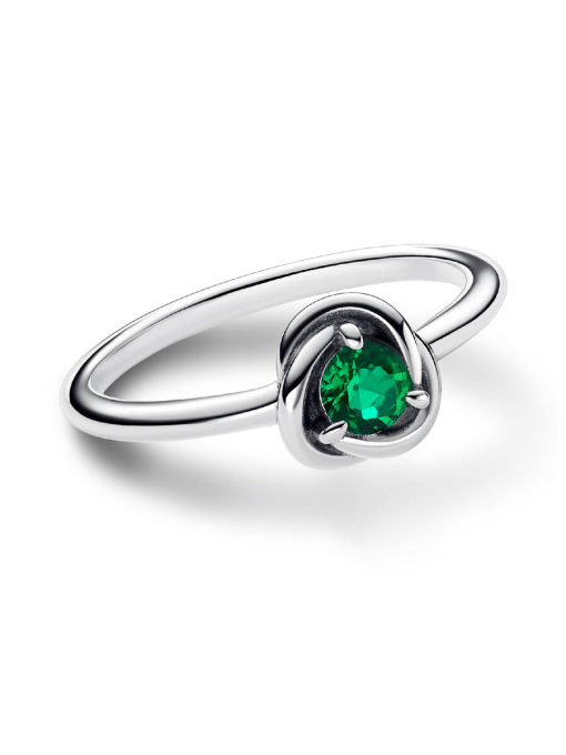 May Birthstone Eternity Circle Ring - Image 5