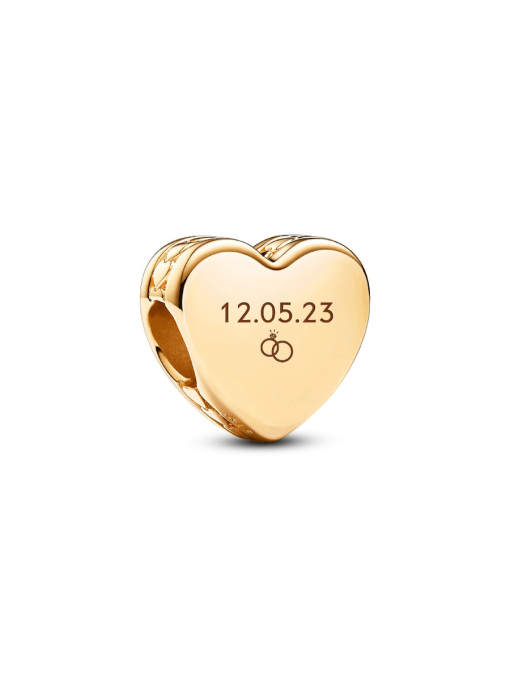 Engravable Heart Charm - Image 5