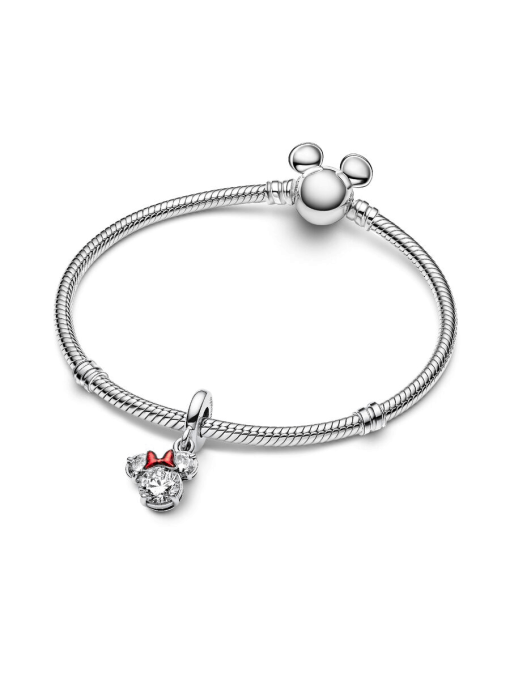 Disney Minnie Mouse Silhouette Dangle Charm - Image 7