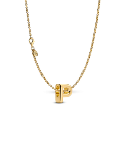 Letter P Charm Necklace