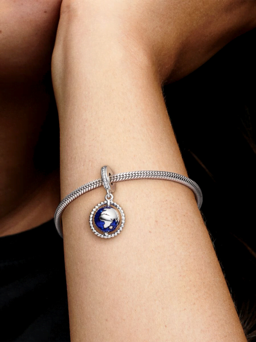 Spinning Globe Dangle Charm - Image 2