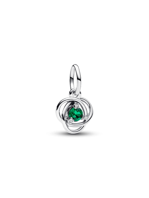 Green Eternity Circle Dangle Charm - Image 3