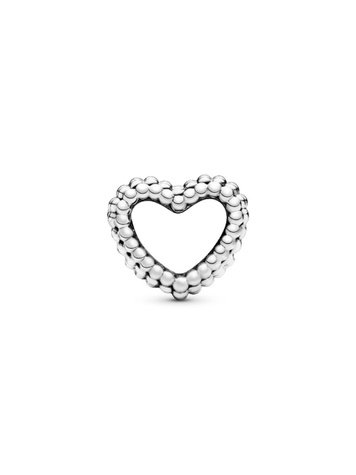 Beaded Open Heart Charm - Image 4