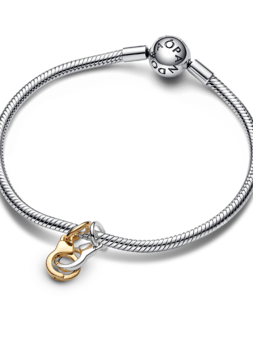 Openable & Splittable Handcuffs Dangle Charm - Image 5
