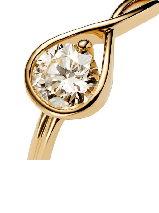 FINAL SALE - Pandora Infinite 14k Gold Lab-grown Diamond Ring - Image 6