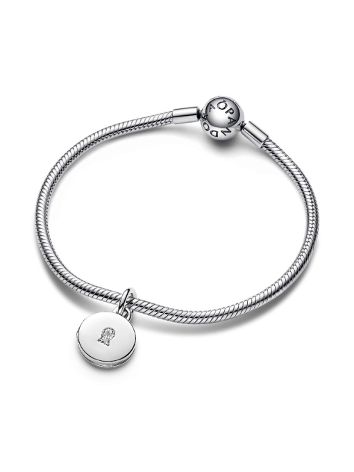 Openable & Engravable Love Locket Dangle Charm - Image 7