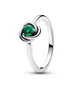 May Birthstone Eternity Circle Ring