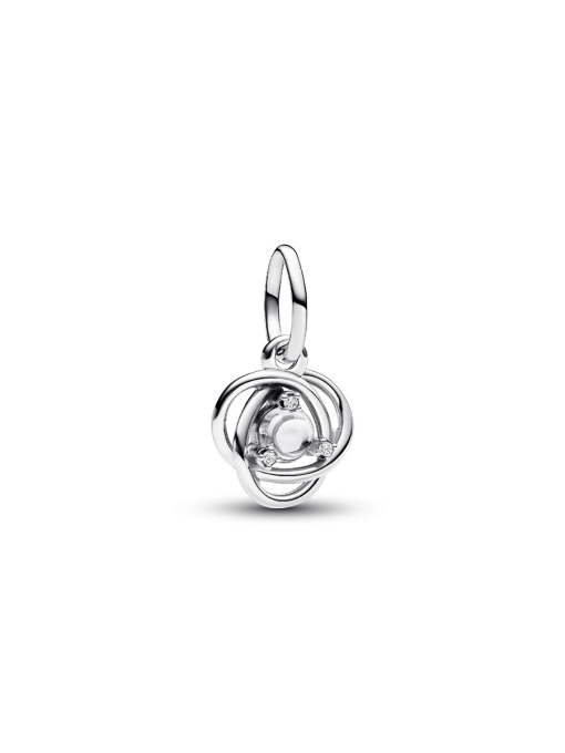 April Eternity Circle Dangle Charm Bracelet Set - Image 4