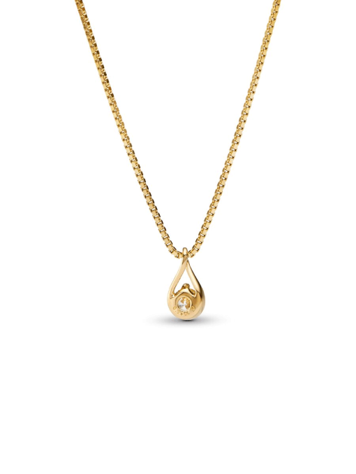 Pandora Infinite 14k Gold Lab-grown Diamond Pendant Necklace - Image 5