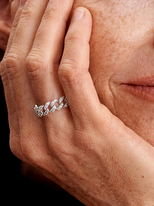 Pave Cuban Chain Ring - Image 2