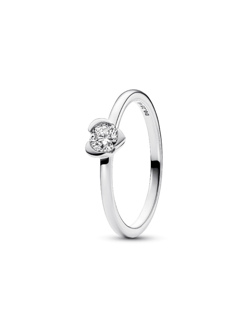 Lab-Grown Diamond Heart Ring Set - Image 3