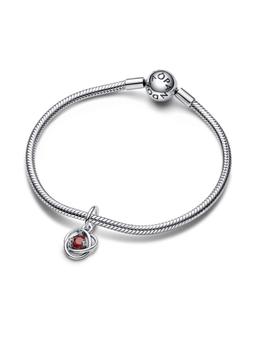 True Red Eternity Circle Dangle Charm - Image 7