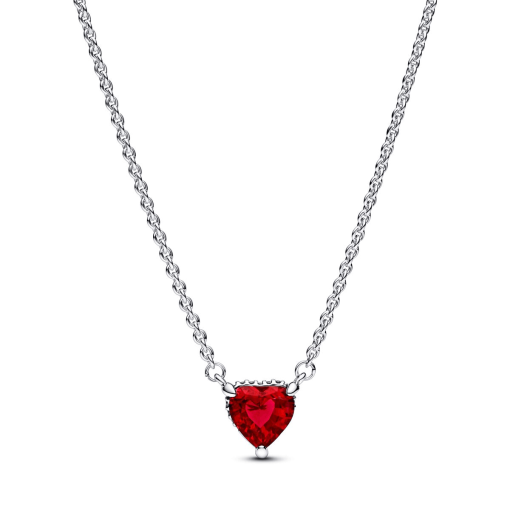 Sparkling Red Heart Ring Set - Image 2