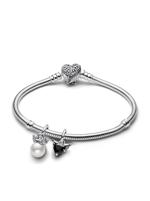 Cupid Wings Charm Bracelet Set - Image 2