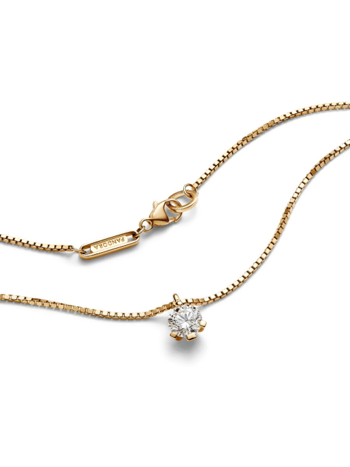 Pandora Nova 14k Gold Lab-grown Diamond Pendant Necklace - Image 5