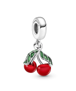 Asymmetrical Cherry Fruit Dangle Charm