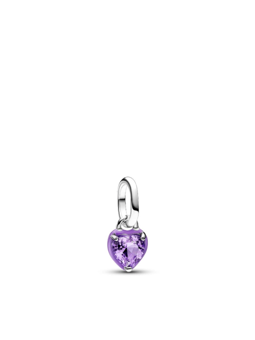 Pandora ME Purple Chakra Heart Mini Dangle Charm