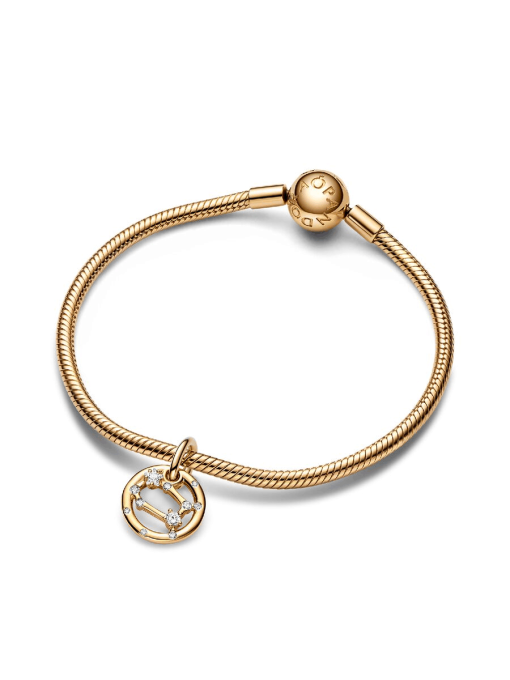 Gemini Zodiac Dangle Charm Bracelet Set - Image 2