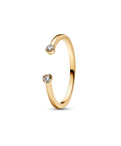 Pandora Era Bezel Lab-Grown Diamond Open Ring