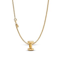 Letter I Charm Necklace