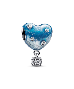 Hot Air Balloon Heart Charm