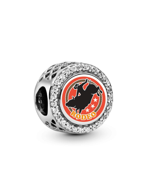 Engravable Rodeo Bucking Bull Charm