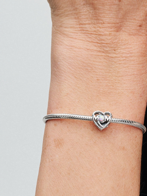 Openwork Mom & Heart Charm - Image 2