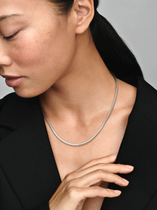 Moments Snake Chain Necklace - Image 4