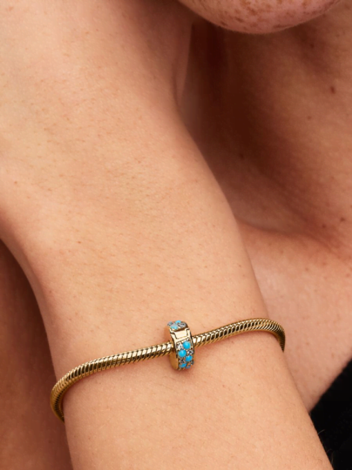 Aqua Blue Clip Charm - Image 2