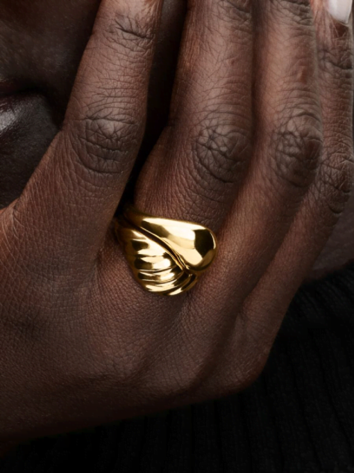 Rippled Stacking Rings - Image 2