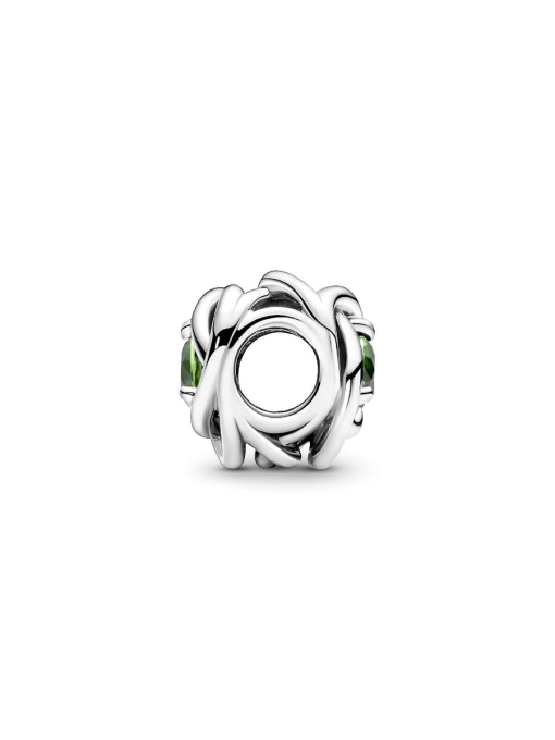 August Spring Green Eternity Circle Charm - Image 6