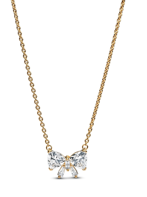 Sparkling Bow Necklace