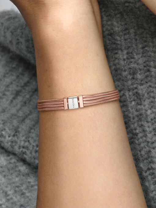 FINAL SALE - Pandora Reflexions Multi Snake Chain Bracelet - Image 2