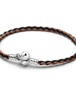 Disney The Lion King Clasp Pandora Moments Braided Leather Bracelet
